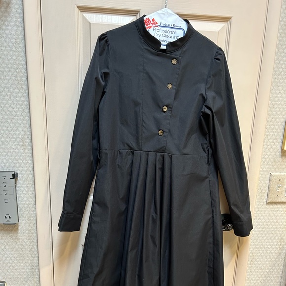 Gracia S shirt dress long sleeve black - Picture 1 of 5